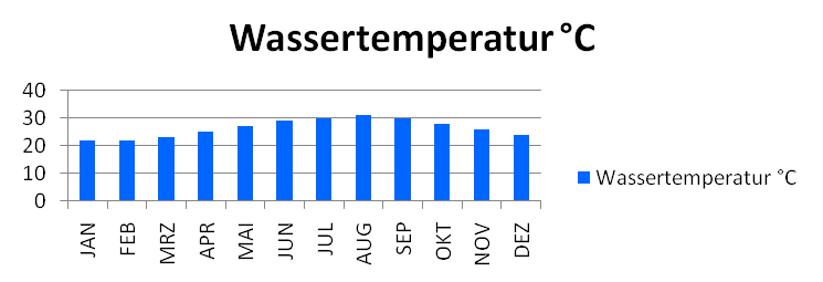 Water temperature in Florida water temperature