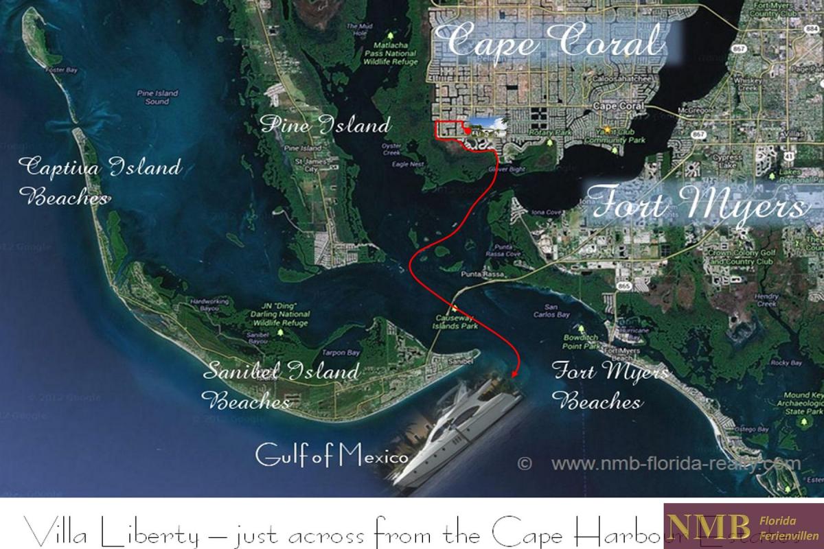 Ferienhaus_Cape_Coral_Liberty_map